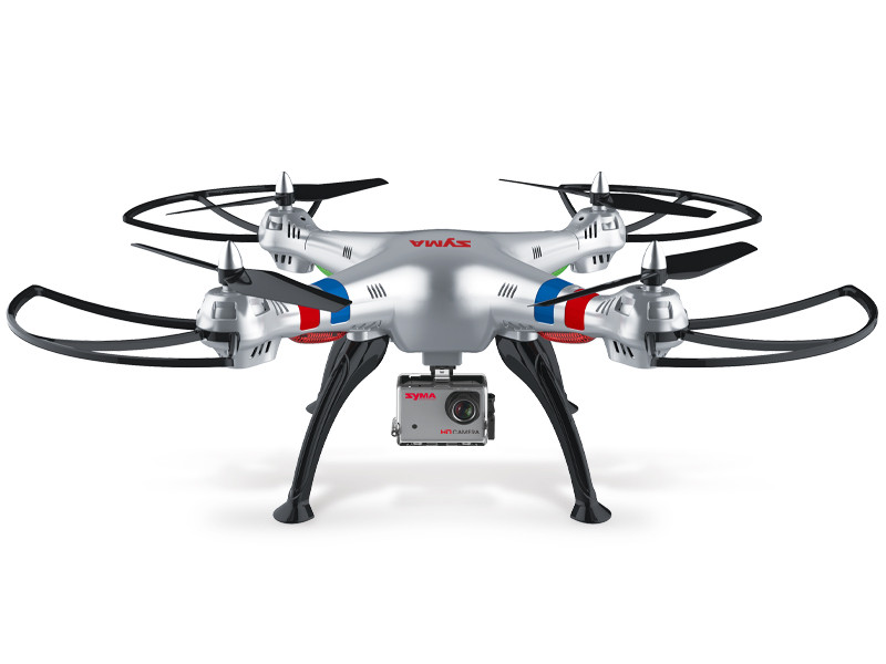 Genius Syma X8HG Pro 8MP Camera RC Drone 2MP Video 6-Axis Headless Quadcopter 