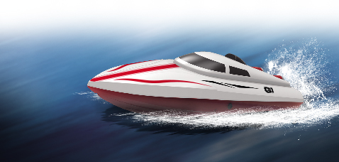 SYMA Q1 2.4GHz 2CH Remote control speed boat - Boat - SYMA