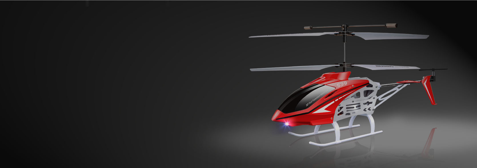 Syma Hélicoptère télécommandé RC S39 3,5 canaux 2,4 GHz Gyroscope Maintien de l'altitude Intérieur Haute vitesse Jouet Enfants Adultes 