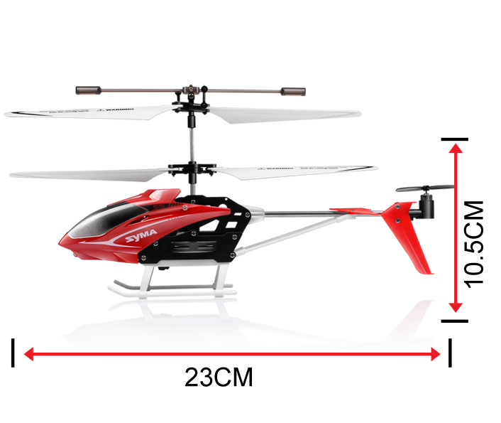 Helikopter SYMA S5 3-Kanal Infrarot mit Gyro weiß RC Mini Hubschrauber 