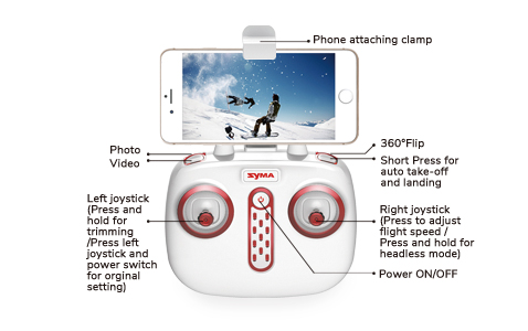SYMA X5UW 720P FPV REAL-TIME - Smart Drone - SYMA Official Site