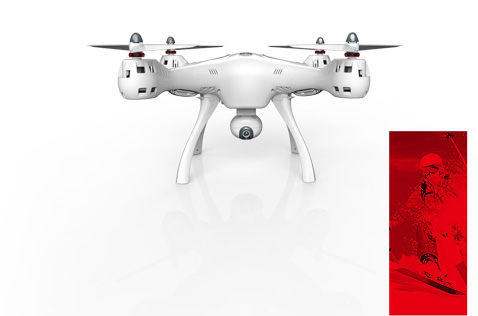 SYMA X8PRO GPS Return Quadcopter WiFi Real-time Camera Drone Toy Helicopter#GD 